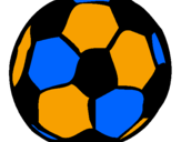 Desenho Bola de futebol pintado por JP13(007)