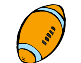 Desenho Bola de futebol americano pintado por eduardo