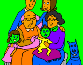 Desenho Família pintado por josetomas