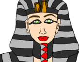 Desenho Tutankamon pintado por danny_boy