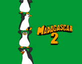 Desenho Madagascar 2 Pingüinos pintado por joão gabriel