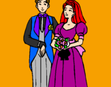 Desenho Marido e esposa III pintado por sofia