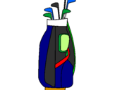 Desenho Clube de golfe pintado por samuel