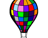 Desenho Balão de ar quente pintado por Davi