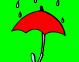 Desenho Guarda-chuva pintado por GIGI