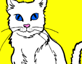 Desenho Gato pintado por Gabriele
