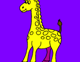 Desenho Girafa pintado por FREDERICO AUGUSTO
