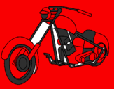 Desenho Moto pintado por Thales