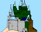 Desenho Castelo medieval pintado por NADIM45