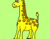 Desenho Girafa pintado por Kelly