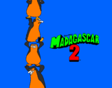 Desenho Madagascar 2 Pingüinos pintado por Diogo