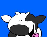 Desenho Vaca sorridente pintado por lindsay