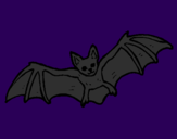 Desenho Morcego a voar pintado por thalles