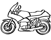 Desenho Motocicleta pintado por A  L  E  X