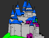 Desenho Castelo medieval pintado por FRANCISCO