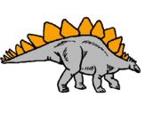 Desenho Stegossaurus pintado por joao victor