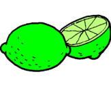 Desenho Limão pintado por cris