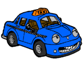 Desenho Herbie Taxista pintado por TIAGO AMARAL
