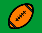 Desenho Bola de futebol americano II pintado por guilherme eduardo s r 