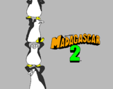 Desenho Madagascar 2 Pingüinos pintado por niccolas