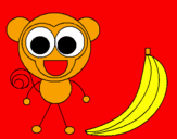 Desenho Macaco 2 pintado por pedro