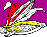 Desenho Espiga de milho  pintado por kelly  medel