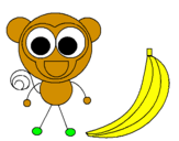 Desenho Macaco 2 pintado por lIZZY
