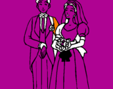 Desenho Marido e esposa III pintado por alycia