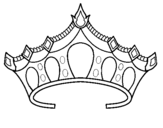 Desenho Tiara pintado por Coroa de Princesa