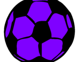 Desenho Bola de futebol pintado por Felipe