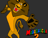 Desenho Madagascar 2 Alex 2 pintado por alekin