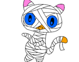 Desenho O gato momia pintado por JAVIER saez