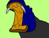 Desenho Hipopótamo com a boca aberta pintado por nadim45