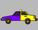 Desenho Taxi pintado por Henrique lima