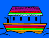 Desenho Arca de Noé pintado por lucas.com