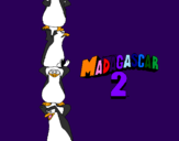 Desenho Madagascar 2 Pingüinos pintado por elinton