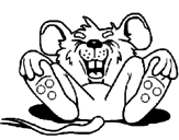 Desenho Rato a rir pintado por juj