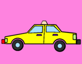 Desenho Taxi pintado por ines
