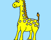 Desenho Girafa pintado por CAMILA