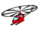Desenho Helicóptero pintado por pedro 1999