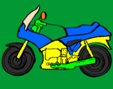 Desenho Motocicleta pintado por maicomde morais