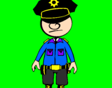 Desenho Agente de polícia pintado por DenisMarques