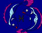Desenho Pisces pintado por GABRIEL SALLE