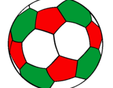 Desenho Bola de futebol II pintado por Monica
