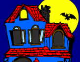 Desenho Casa do mistério pintado por -Paty-