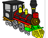 Desenho Comboio pintado por Frederico