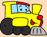 Desenho Comboio pintado por lailajaen