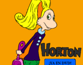 Desenho Horton - Sally O'Maley pintado por mateus