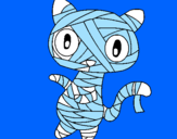 Desenho O gato momia pintado por susanna555