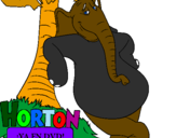 Desenho Horton pintado por marcos fjg é nois